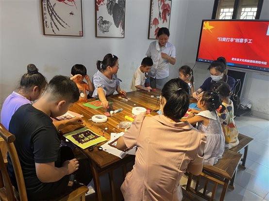 城市阅读空间青阳书苑悦书房7月11日“扫黄打非”创意手工活动