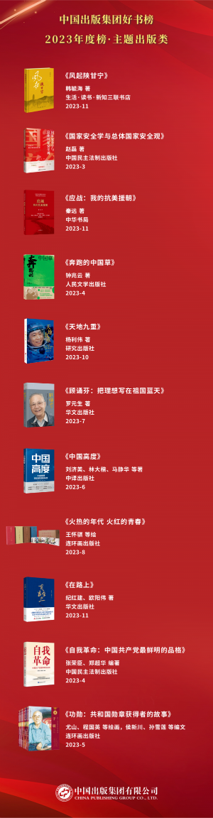 2023年度榜·主题出版