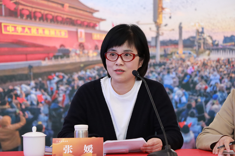 话剧《北上》制作方代表、杭州话剧艺术中心总经理张媛.JPG