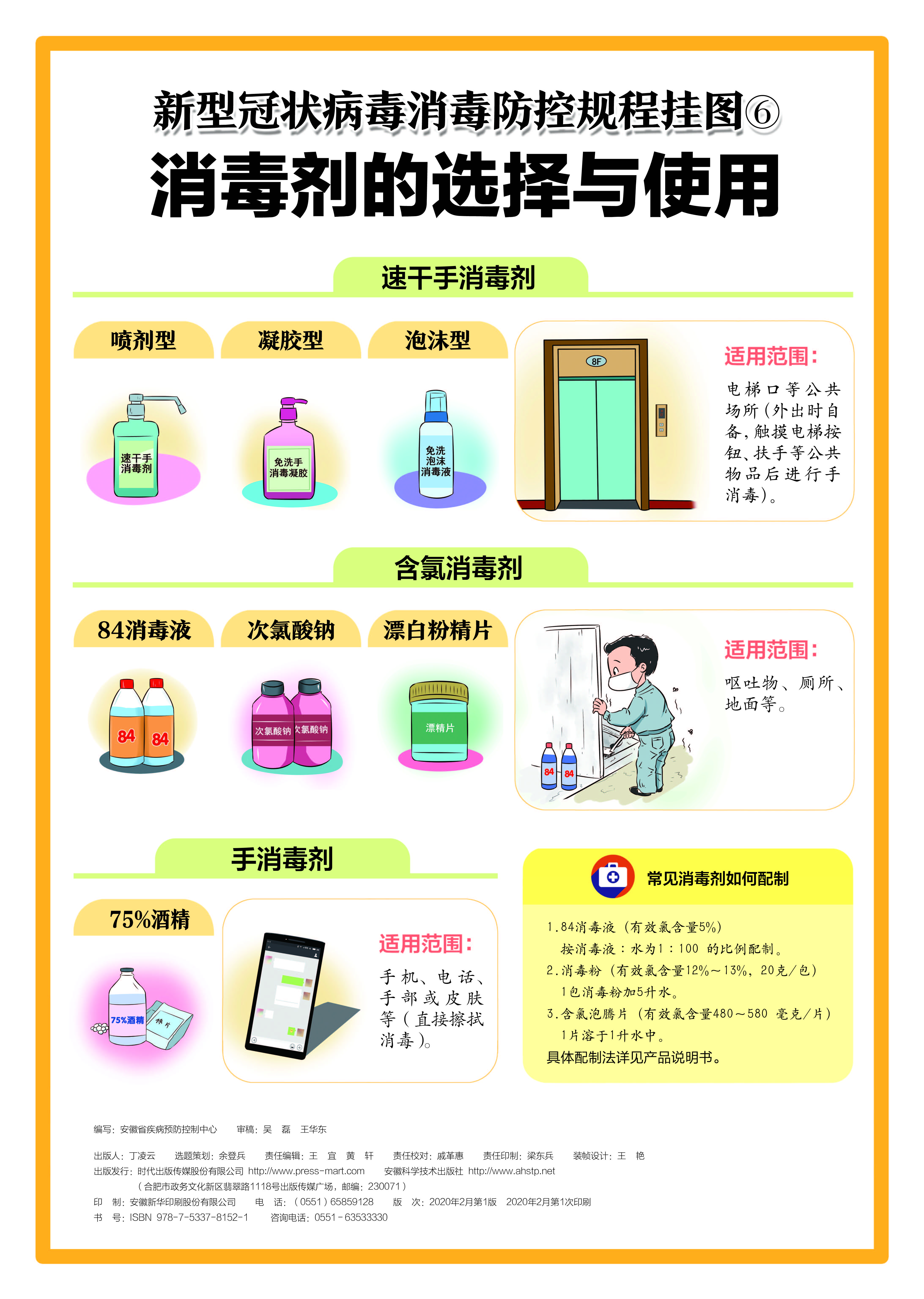 全国首套新型冠状病毒消毒防控规程挂图公益发布